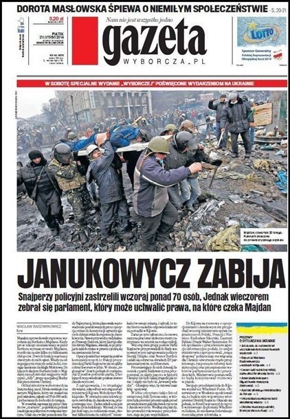 Український Майдан на обкладинках світових ЗМІ. ФОТО