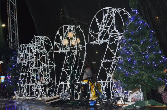 У Ковелі засяяла головна ялинка громади