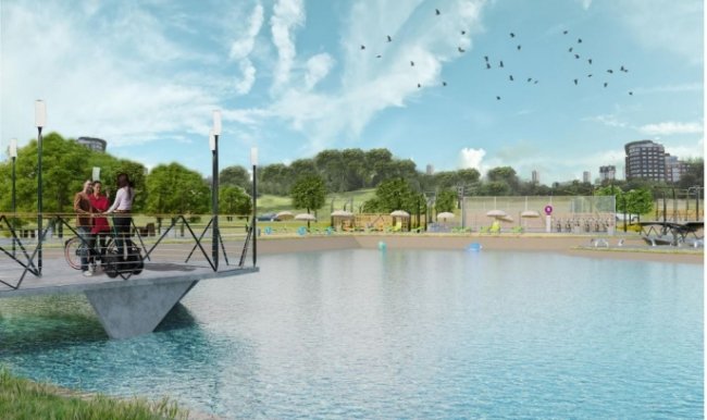 У Луцьку обговорили, якою буде відпочинкова зона біля Сапалаївки