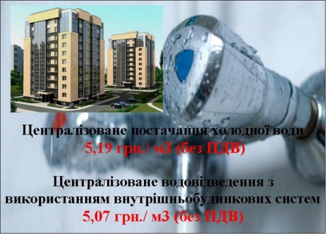 У Луцьку зросли тарифи на холодну воду