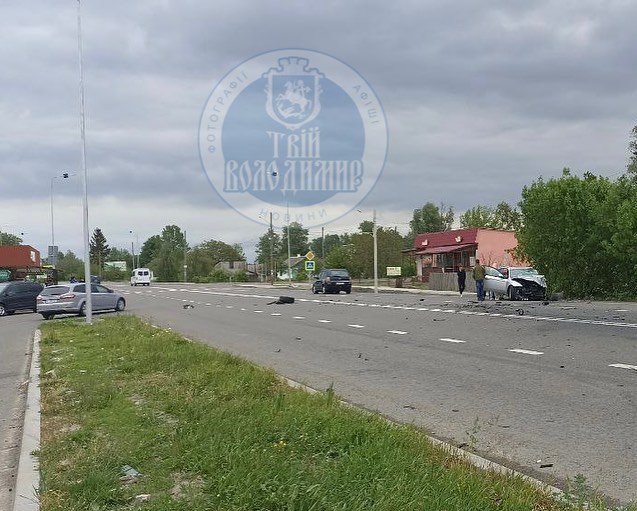 На Волині – аварія за участю двох авто. ФОТО 