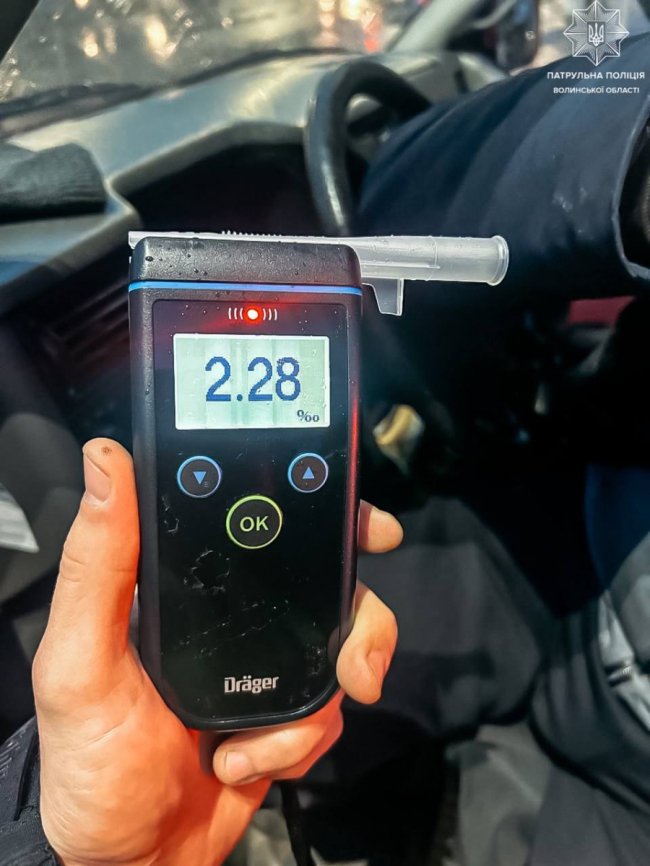 П’яного водія у Луцьку патрульним «здали» небайдужі громадяни