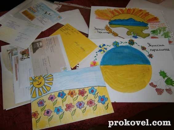 Маленькі ковельчани писали листи бійцям 51-ої бригади. ФОТО