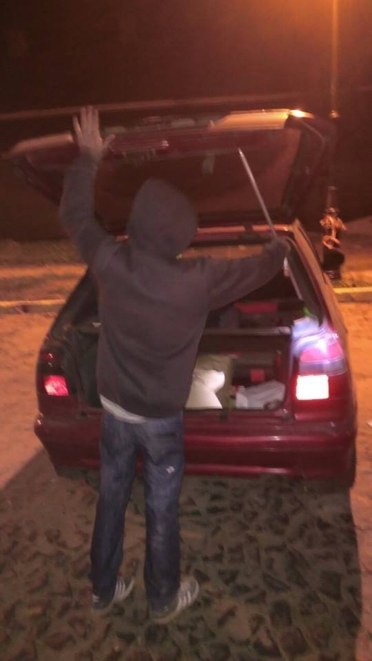 У центрі Луцька крали бруківку. ФОТО