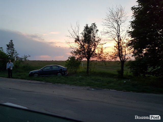 Під Луцьком зіткнулися дві «іномарки»