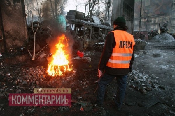 Світанок: барикади у Києві. ФОТО