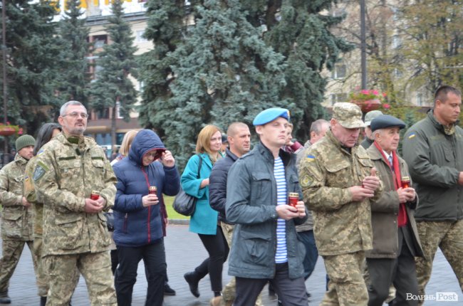 Герої завжди з нами: у Луцьку вшанували загиблих в російсько-українській війні. ФОТО