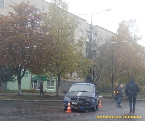 Поблизу луцької лікарні – ДТП. ФОТО