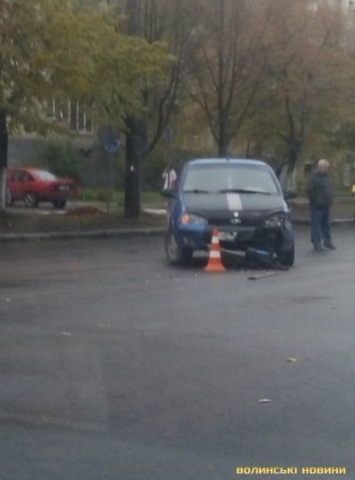 Поблизу луцької лікарні – ДТП. ФОТО