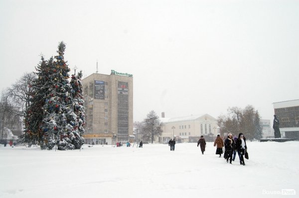 Як Луцьк замело снігом. ФОТО
