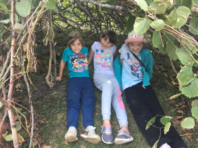 Волинські школярі влаштували спортивні змагання на природі. ФОТО