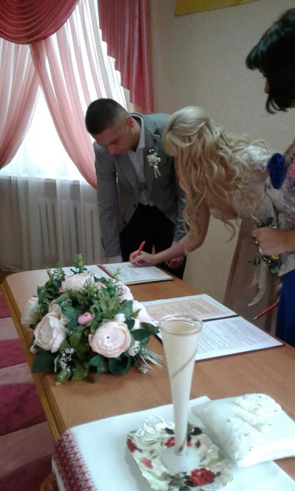 У містечку на Волині одружилася ювілейна пара