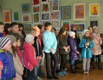 На Волині відкрили  дитячу художню виставку. ФОТО