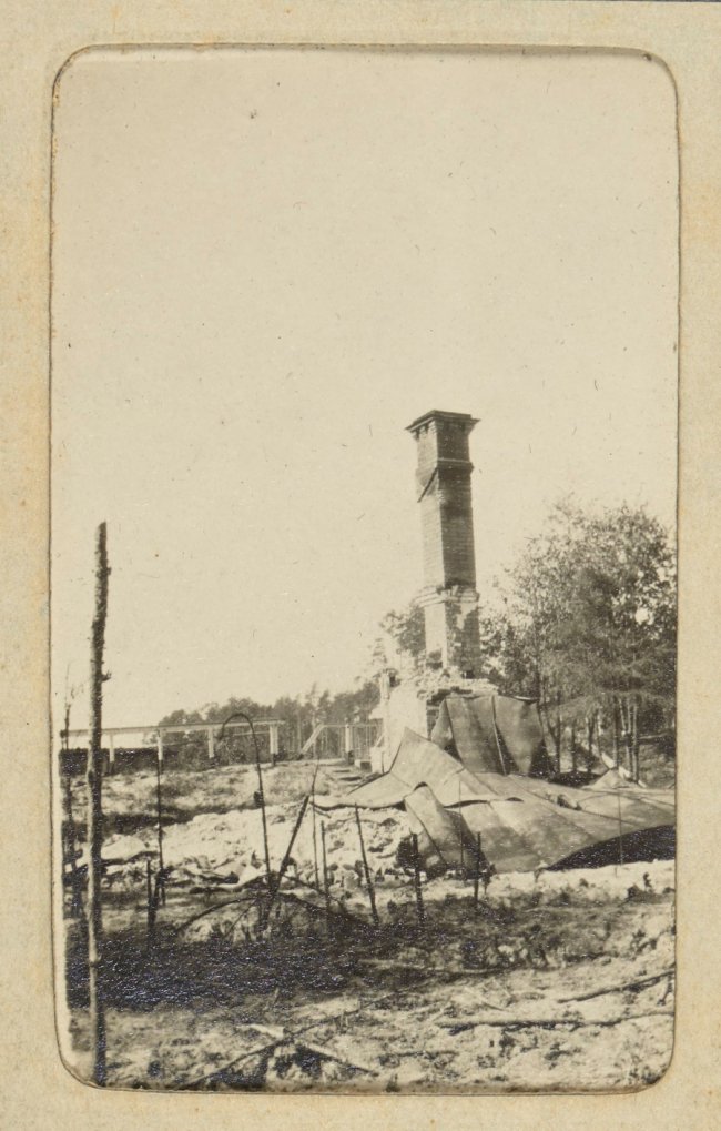 Спалені хати. Село Троянівка, 1915 р.