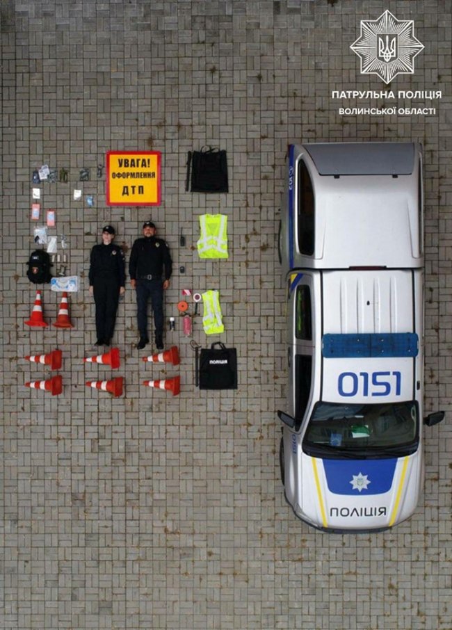 Луцькі патрульні долучились до оригінального флешмобу