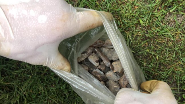 На подвір'ї волинянина знайшли незаконну зброю, набої та бурштин. ФОТО