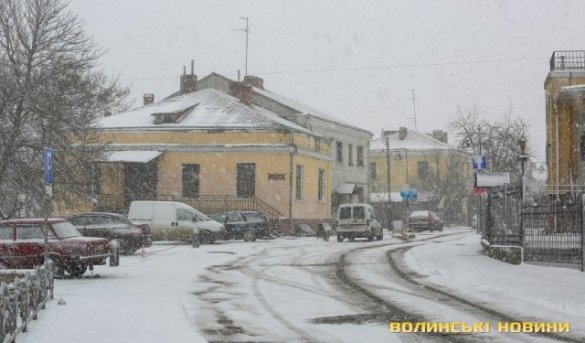 Луцьк у хуртовині. ФОТО