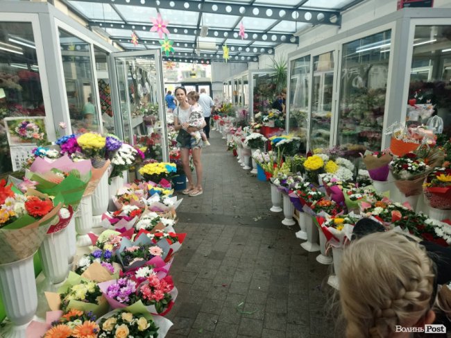 «Квітковий бум» на перший дзвоник: ціни в Луцьку. ФОТО