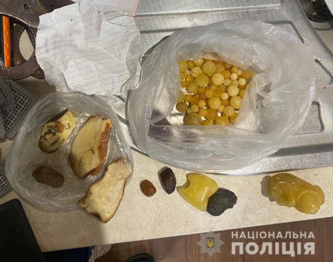Під час обшуку у волинянина знайшли зброю, боєприпаси, наркотики та бурштин