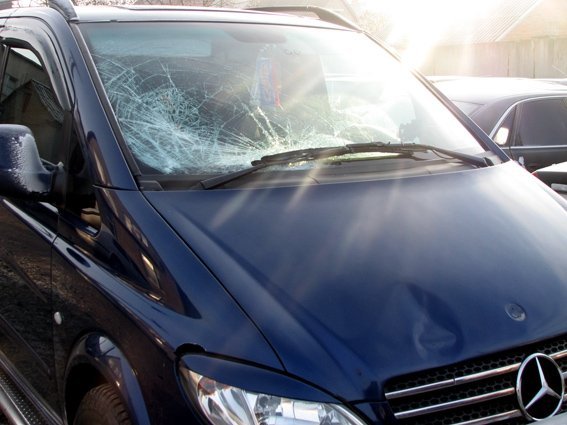 Аварія на Волині: мотоцикл «влетів» у Fiat