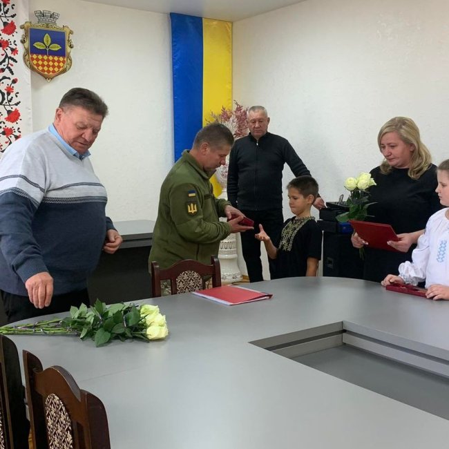 На Волині нагороди загиблих Героїв отримали їхні діти. ФОТО