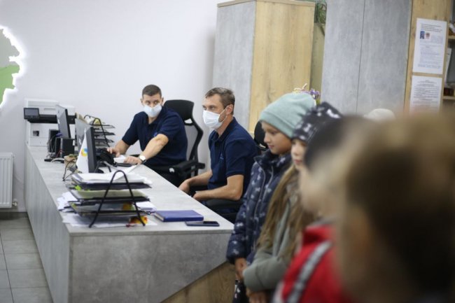 На аварійно-диспетчерській-службі АТ «Волиньгаз» школярам розповіли про безпечне користування газом