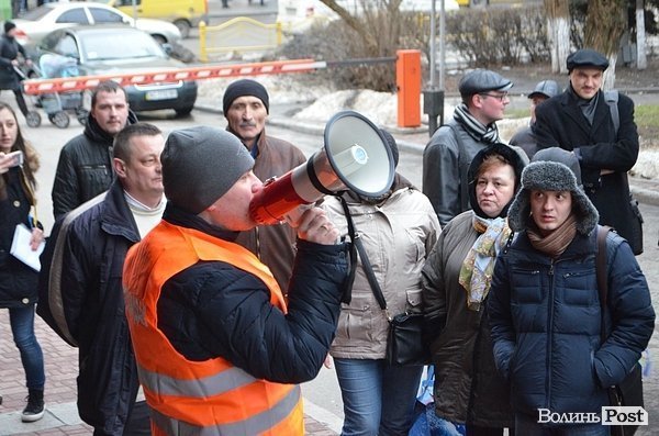 Пікет міліції та прокуратури в Луцьку. ФОТО