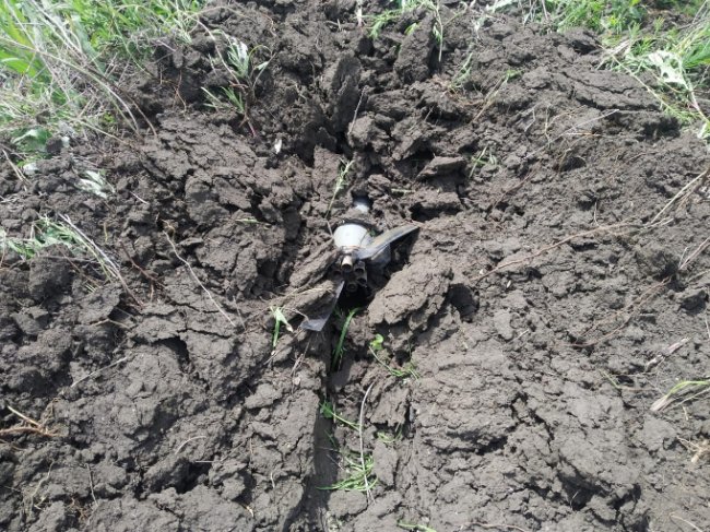 Бойовики на Донбасі використали некеровані авіаційні ракети. ФОТО