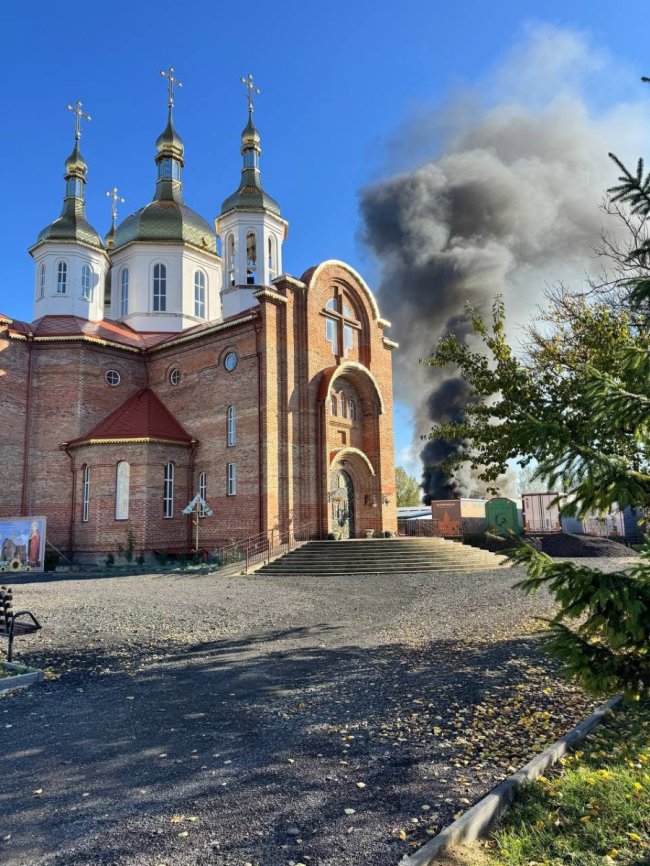 Росія під час дронової атаки пошкодила храм у Ковелі. ФОТО