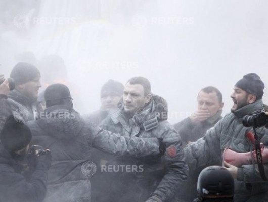 Вражаючі фото сутичок на Грушевського