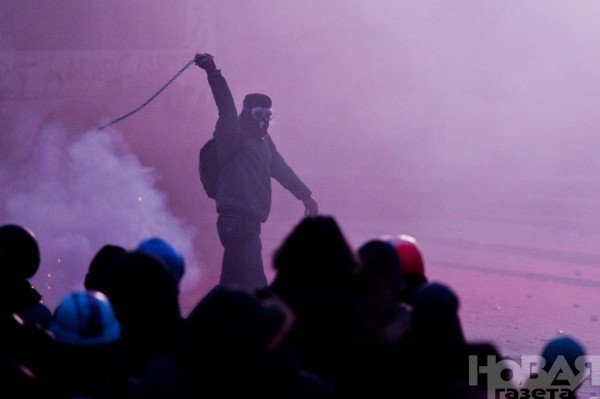 Вражаючі фото сутичок на Грушевського