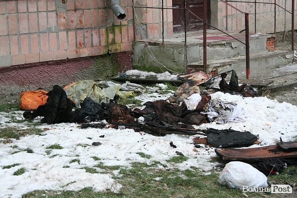 У Луцьку згоріла квартира. ФОТО