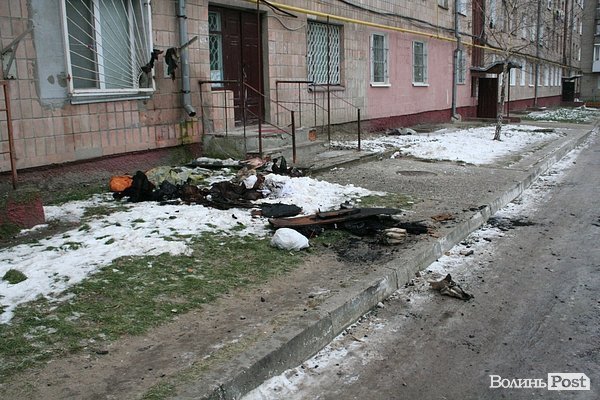У Луцьку згоріла квартира. ФОТО