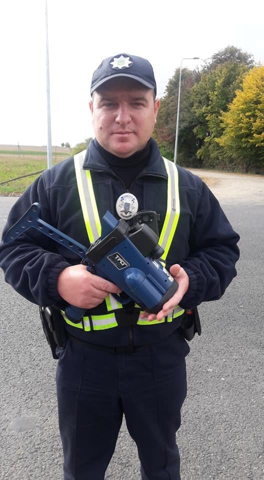 За годину волинські патрульні з радарами зупинили 10 водіїв, які перевищували швидкість. ФОТО