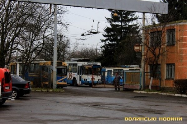 Третій день страйку тролейбусників Луцька