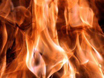 На Волині горіла лазня