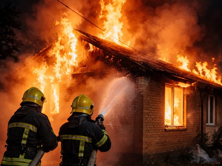 На Волині під час пожежі будинку загинув чоловік