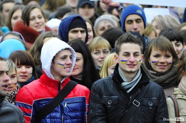 Студентський Євромітинг у Луцьку. ФОТО