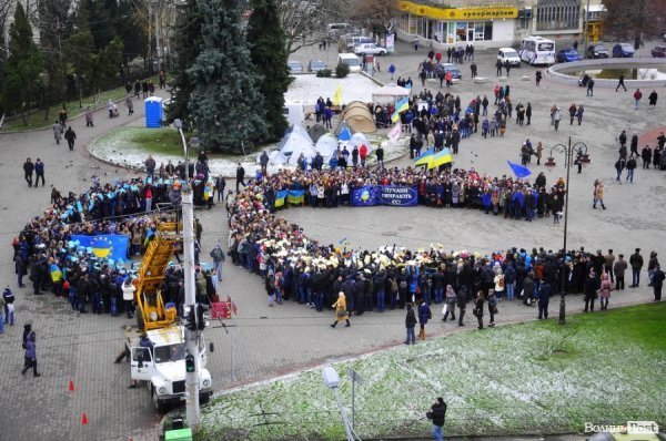 Студентський Євромітинг у Луцьку. ФОТО