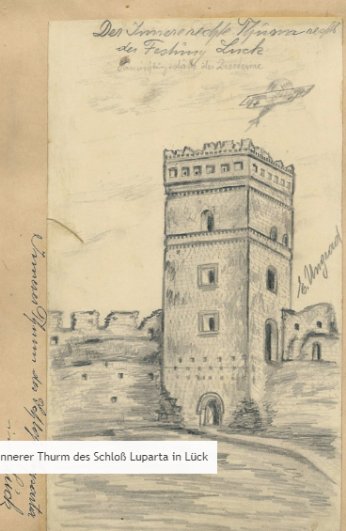 Луцьк на столітніх малюнках німецького солдата