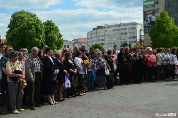 У Луцьку привітали матерів, чиї сини загинули в АТО