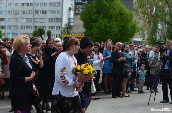 У Луцьку привітали матерів, чиї сини загинули в АТО