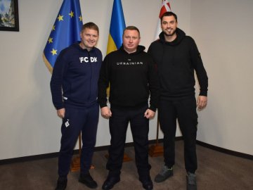 На Волинь приїхали футболісти Михалик і Бущан