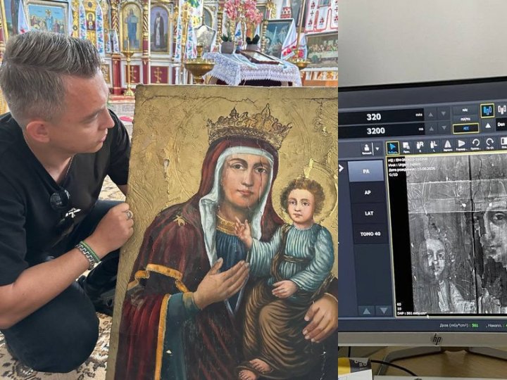 Рентген виявив таємницю: на Волині під іконою знайшли давній образ Богородиці