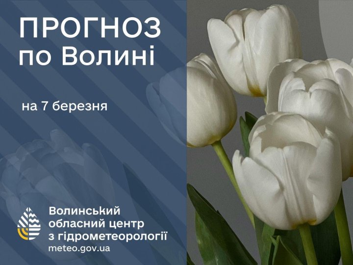 Якою буде погода у Луцьку та на Волині 7 березня