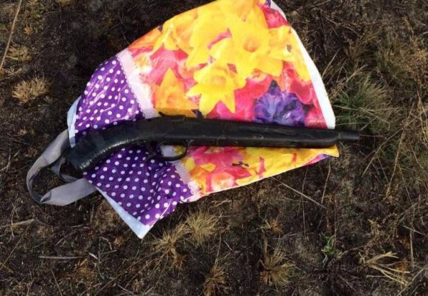 На Волині чоловік хотів сховати  зброю у лісі