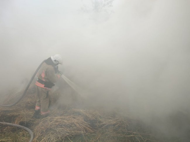 Через дитячі пустощі на Волині горіла солома