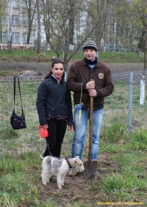 На Волині висадили алею Небесної сотні. ФОТО