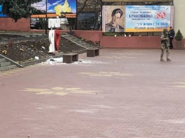 У Горохові посеред міста вибухнув дивний пакет