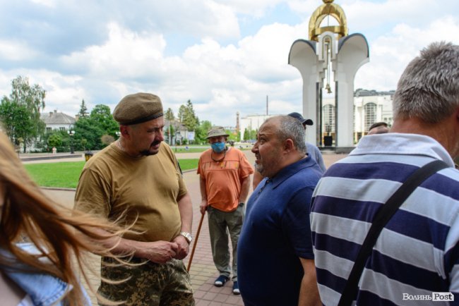 Як ветерани АТО ходили на розмову до Погуляйка. ФОТОРЕПОРТАЖ